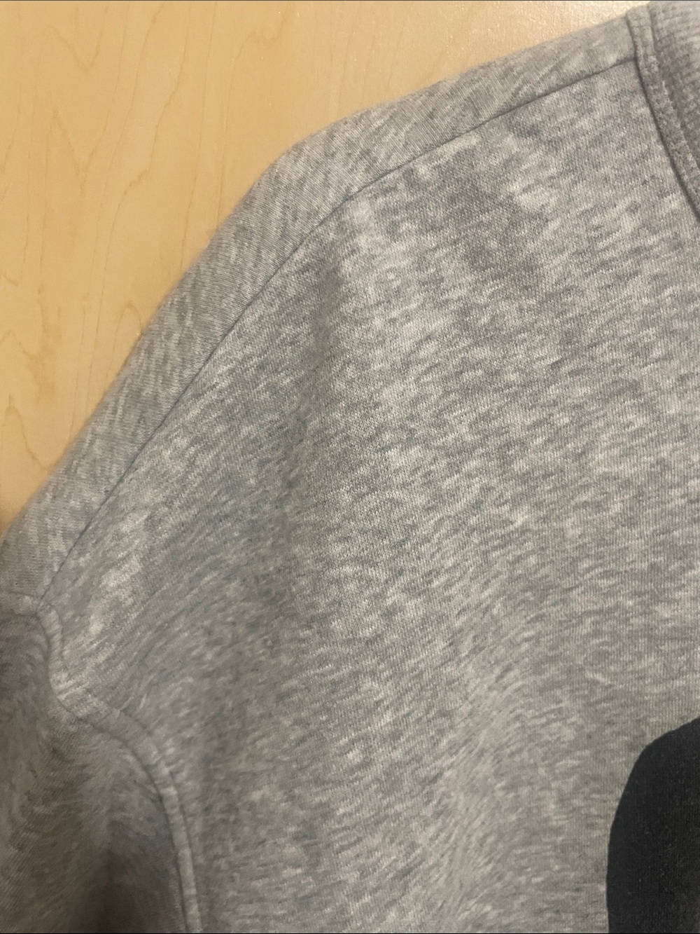 Old Navy Light Gray Boxy Crewneck Sweatshirt with Asymmetric Heart XXL - Picture 11 of 12